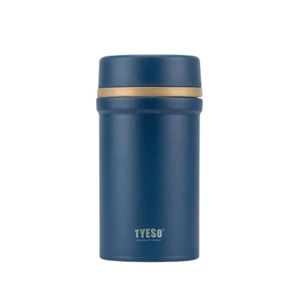 فلاسک غذا استیل TYESO دو جداره 600ml سورمه ای