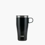 ماگ قهوه استیل دوجداره TYESO درب دار 500ml مشکی