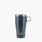 ماگ قهوه استیل دوجداره TYESO درب دار 500ml طوسی