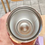 بطری آب ورزشی استیل 800ML دسته دار نمای داخلی