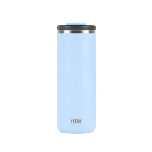 تراول ماگ استیل دوجداره تایسو 750ML نمای رو به رو رنگ آبی