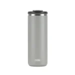 تراول ماگ استیل دوجداره تایسو 750ML نمای رو به رو رنگ طوسی روشن
