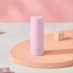 مینی فلاسک قلمی Diyi گنجایش 120Ml نمای رو به رو رنگ صورتی