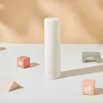 مینی فلاسک قلمی Diyi گنجایش 180Ml رو به رو رنگ کرم