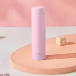 مینی فلاسک قلمی Diyi گنجایش 180Ml نمای رو به رو رنگ صورتی