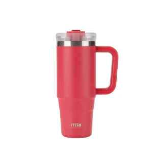 تراول ماگ تامبلر تایسو 900ML نمای رو به رو رنگ قرمز