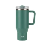 تراول ماگ تامبلر تایسو 1200ML نمای رو به رو رنگ سبز تیره