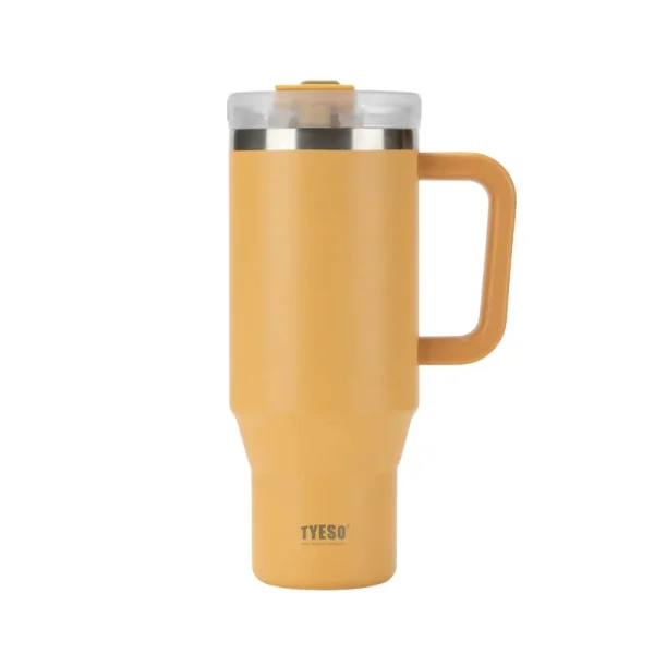 تراول ماگ تامبلر تایسو 1200ML نمای رو به رو رنگ سبز زرد