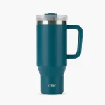 تراول ماگ تامبلر تایسو 1200ML نمای رو به رو رنگ سبز کله غازی