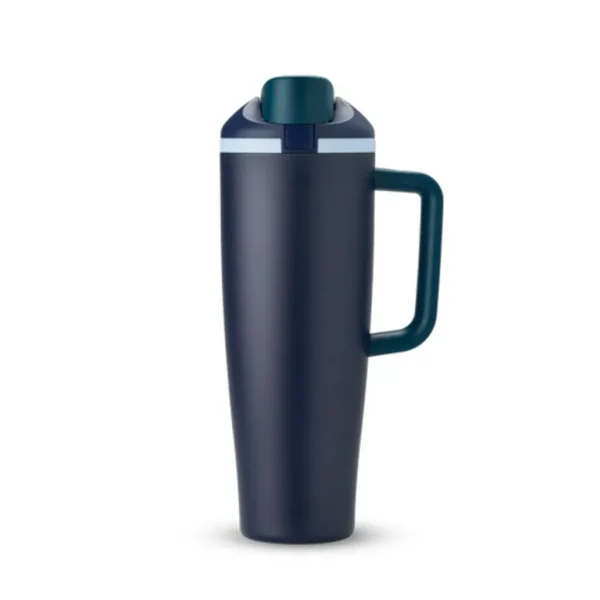 تراول ماگ قفل دار برند owala مدل دو حالته 40oz سرمه ای