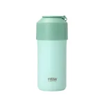 ترموس استیل TYESO گنجایش 1000Ml نمای رو به رو رنگ سبز