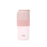 ترموس استیل TYESO گنجایش 680Ml نمای رو به رو رنگ صورتی