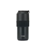 ترموس استیل TYESO گنجایش 680Ml نمای رو به رو رنگ مشکی