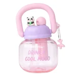 بطری آب کودک مدل پاندا 800ml بدون BPA -صورتی
