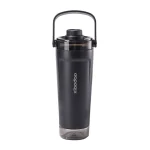تراول ماگ استیل چند منظوره 650ML ضد نشت-مشکی