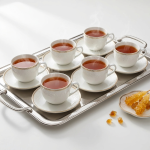سرویس چایی خوری ایتالیا اف طرح ریوا طلایی