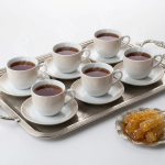 سرویس چایی خوری ایتالیا اف طرح مریدین رزگلد