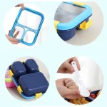 ظرف غذا مدل Enjoy Time سه محفظه ای 850Ml نمای جزئیات
