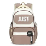 عکس کوله پشتی اسپرت آویز دار رنگ قهوه ای نمای رو به رو