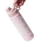 فلاسک درب پیچی برند TYESO طرح گل 900ml - Image 6