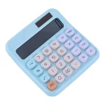ماشین-حساب-دکمه-رنگی-پاستیلی-۱۲-رقمی-siwrp-مدل-zn.2166-6