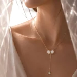 گردنبند-زنانه-ژوپینگ-مدل-پاپیون-آویزدار-1