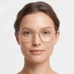 فریم عینک طبی سلین مدل CL52204-کالباسی روی صورت مدل