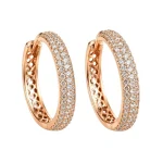 گوشواره-حلقه‌ای-ژوپینگ-نگین‌دار-کد-e435-2