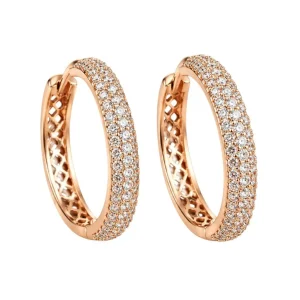 گوشواره-حلقه‌ای-ژوپینگ-نگین‌دار-کد-e435-2