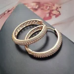 گوشواره-حلقه‌ای-ژوپینگ-نگین‌دار-کد-e435-3