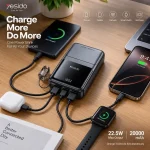 پاوربانک ۲۰۰۰۰ یسیدو اصل مدل YP96 4
