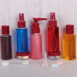 پک مسافرتی آرایشی و مراقبتی ست 9 تکه سرخابی پر